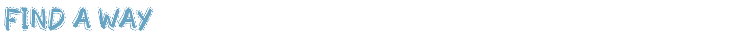 sample Find a Way font